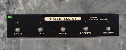 Trace Elliot Trident H100 100 watt 3 channel Tube Amp Head Vintage 90s w Factory Footswitch