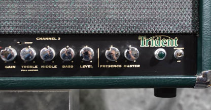Trace Elliot Trident H100 100 watt 3 channel Tube Amp Head Vintage 90s w Factory Footswitch