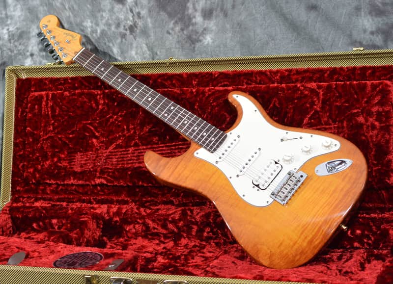 Fender Select 2012 HSS Stratocaster Figured Antique Burst