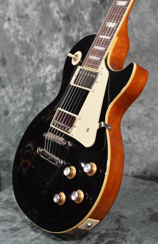 Epiphone Les Paul Standard 60s Ebony Brown Back – Mainstagemusic