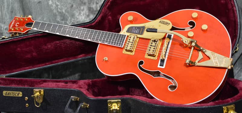 Gretsch 6120 Nashville Hollow Body Orange Stain Professional