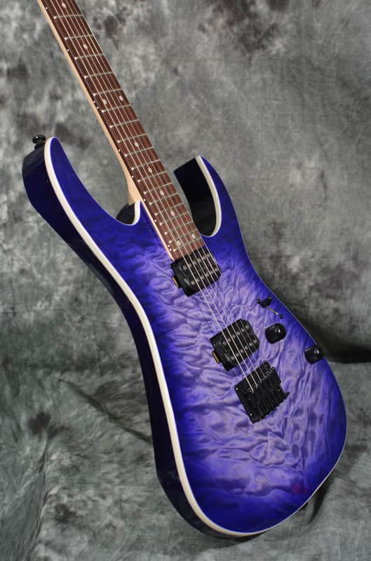 Ibanez RG421QM Cerulean Blue Burst