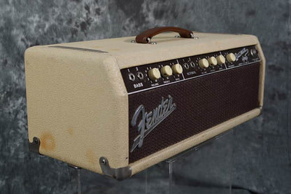 Fender 6G6 Bassman Tube Amp Head 1961 Blonde Oxblood grill Early Transition Version