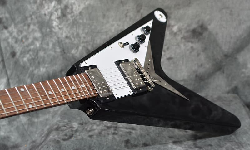 Epiphone Flying V Ebony w/ Factory Hardshell Case