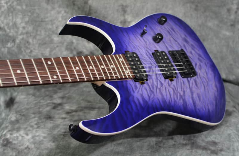 Ibanez RG421QM Cerulean Blue Burst