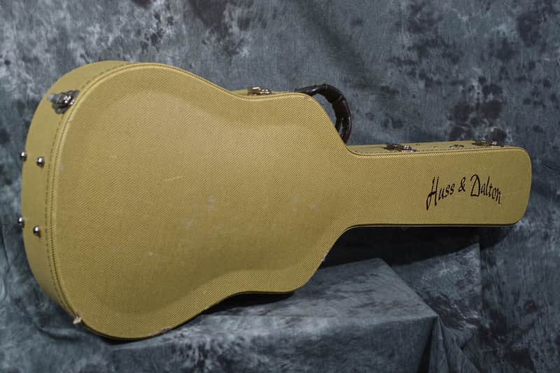 Huss & Dalton DS Custom 14 Fret Adirondack Red Spruce & Mahogany Dreadnought Acoustic Electric Sunburst
