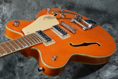 Gretsch G5622t Electromatic Center Block w Super Hilo Tron Pickups & Bigsby Orange w Deluxe Hardshell Case