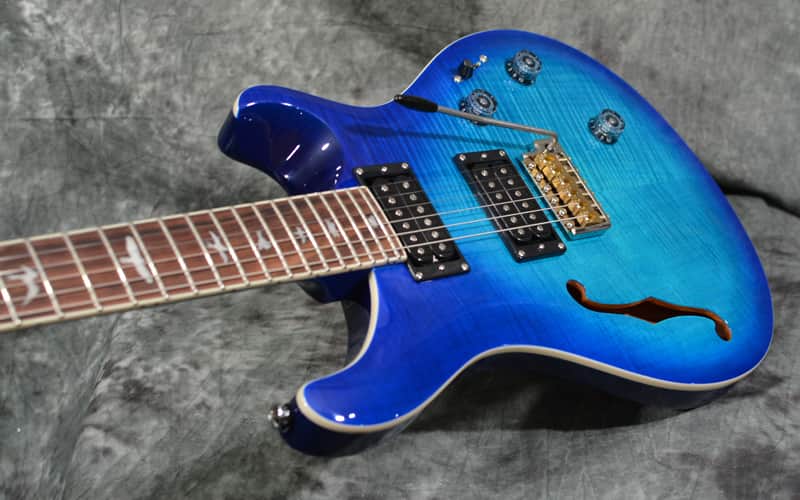 PRS SE Custom 24 Semi-Hollow Piezo Lake Blue – Mainstagemusic