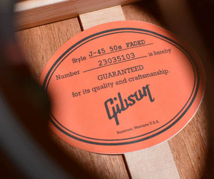 Gibson J-45 50s Faded Sunburst Satin
