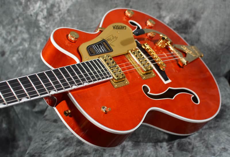 Gretsch 6120 Nashville Hollow Body Orange Stain Professional