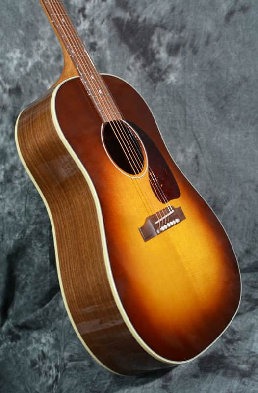 Gibson NOS J-45 Studio Walnut Dreadnought Walnut Burst All Gloss