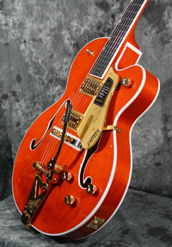 Gretsch 6120 Nashville Hollow Body Orange Stain Professional