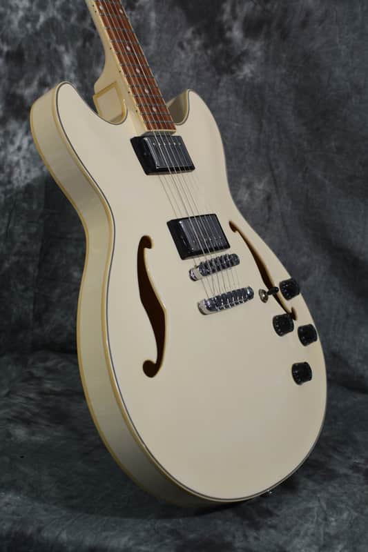 Ibanez Artcore AS-73 Semi Hollowbody Electric Ivory White