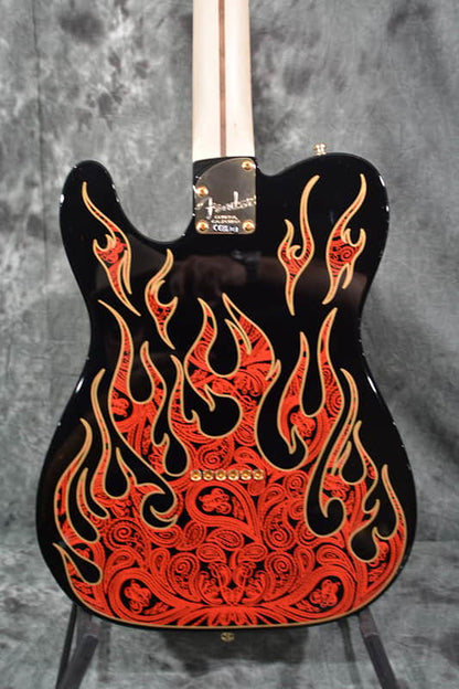 Fender James Burton Signature Telecaster 2025 Red Paisley Flame