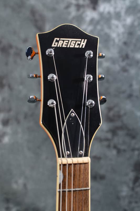 Gretsch G5622t Electromatic Center Block w Super Hilo Tron Pickups & Bigsby Orange w Deluxe Hardshell Case