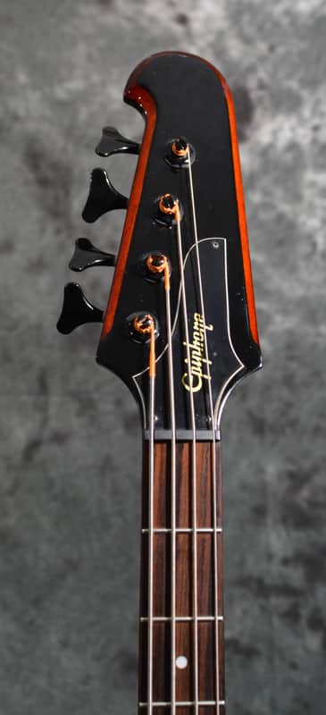 Epiphone Thunderbird IV 4 string Bass Vintage Sunburst w Deluxe Factory Hardshell Case