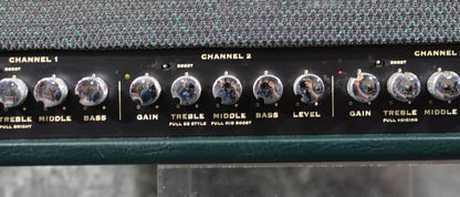 Trace Elliot Trident H100 100 watt 3 channel Tube Amp Head Vintage 90s w Factory Footswitch