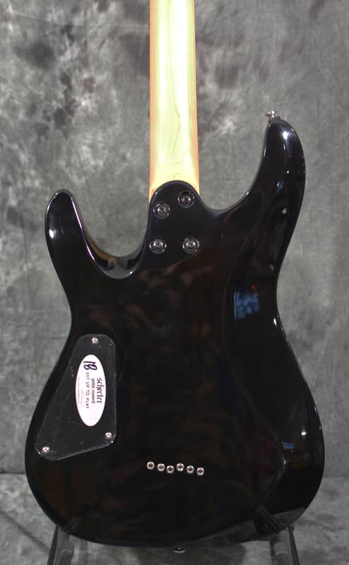Schecter C-6 Plus Diamond Series Charcoal Burst
