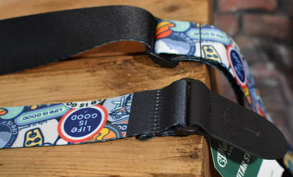 Martin Life Is Good Strap Sticker Collage