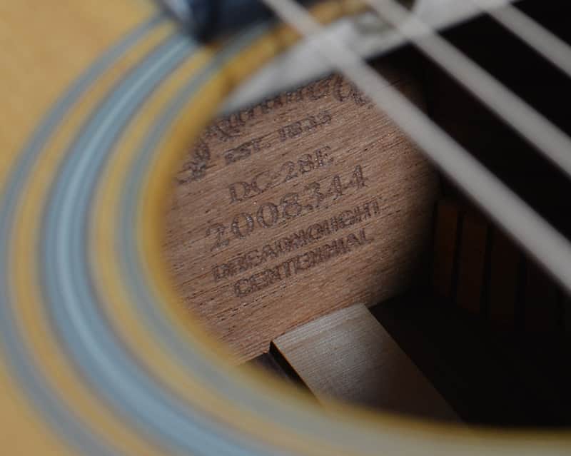 Martin DC-28e Acoustic Electric Cutaway D-28 Dreadnought Centennial 2016