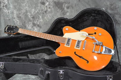 Gretsch G5622t Electromatic Center Block w Super Hilo Tron Pickups & Bigsby Orange w Deluxe Hardshell Case