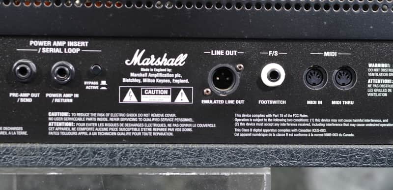 Marshall JVM410h 100 watt Tube 4 channel Guitar amp head w Factory Footswitch