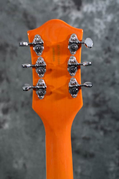 Gretsch G5622t Electromatic Center Block w Super Hilo Tron Pickups & Bigsby Orange w Deluxe Hardshell Case
