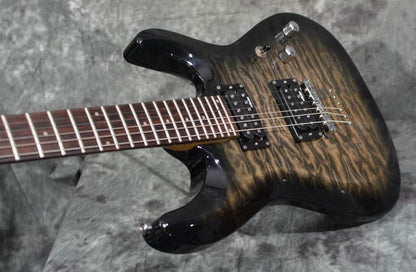 Schecter C-6 Plus Diamond Series Charcoal Burst