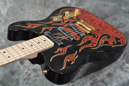 Fender James Burton Signature Telecaster 2025 Red Paisley Flame