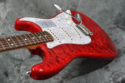 Fender Hybrid II Stratocaster Killer Quilt Maple Top Cherry Red