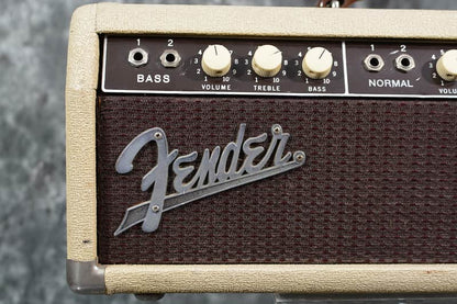 Fender 6G6 Bassman Tube Amp Head 1961 Blonde Oxblood grill Early Transition Version
