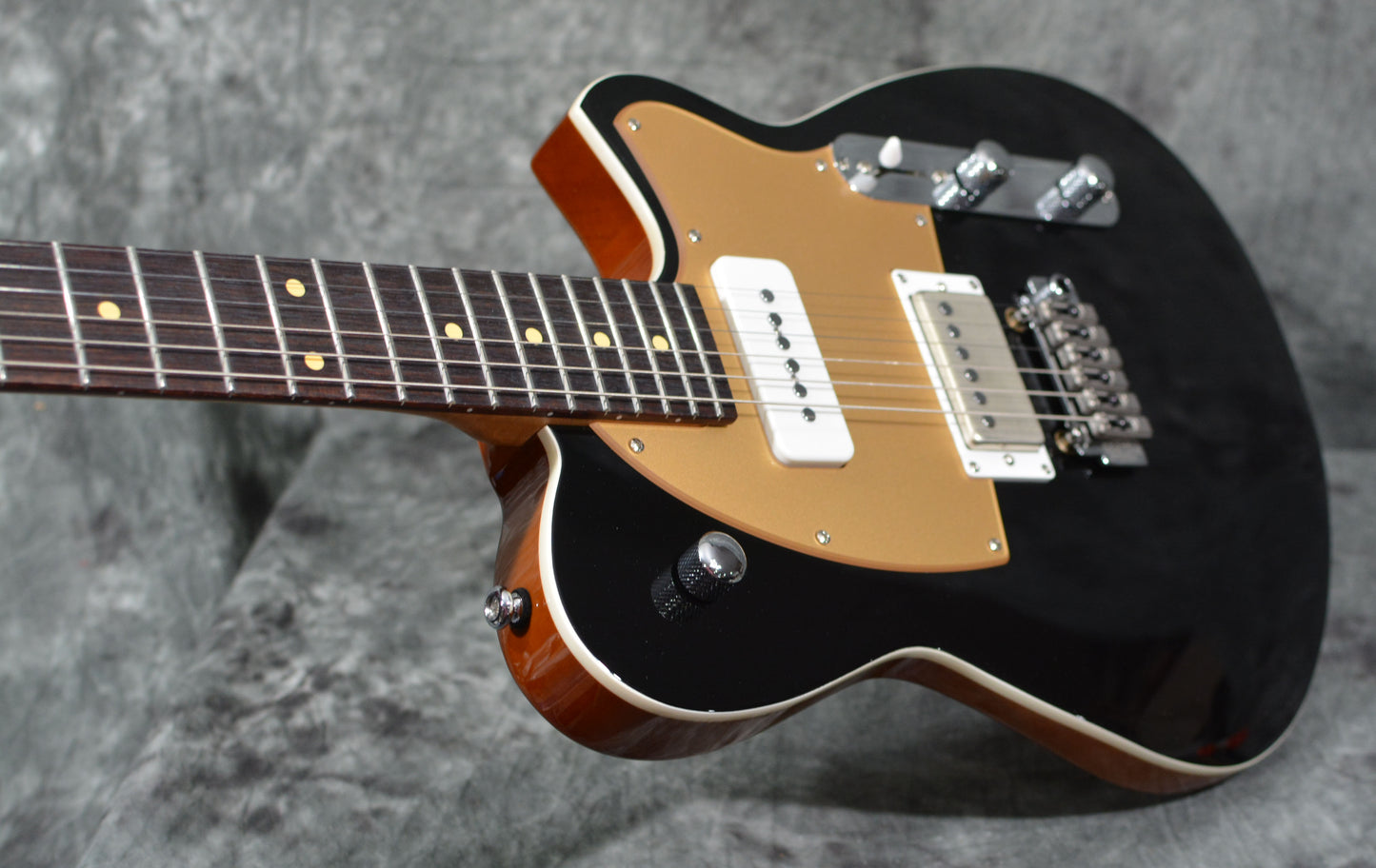 Reverend Charger H90 Wilkinson Midnight Black