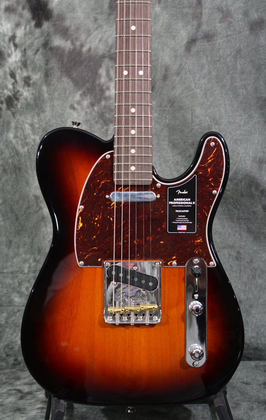 Fender American Professional II Telecaster 3-Color Sunburst Rosewood Board