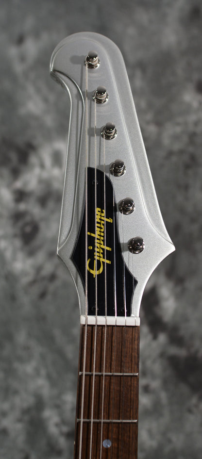 Epiphone Inspired by Gibson Custom 1963 Firebird 1 Silver Mist