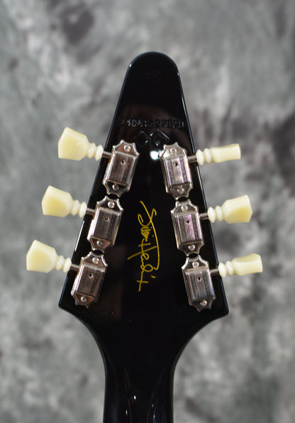 Epiphone Inspired by Gibson Custom Jimi Hendrix Love Drops Flying V Ebony