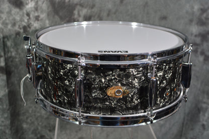 Barth Feinberg Musketeer 5 x 14 Snare Drum 1960s Black pearloid