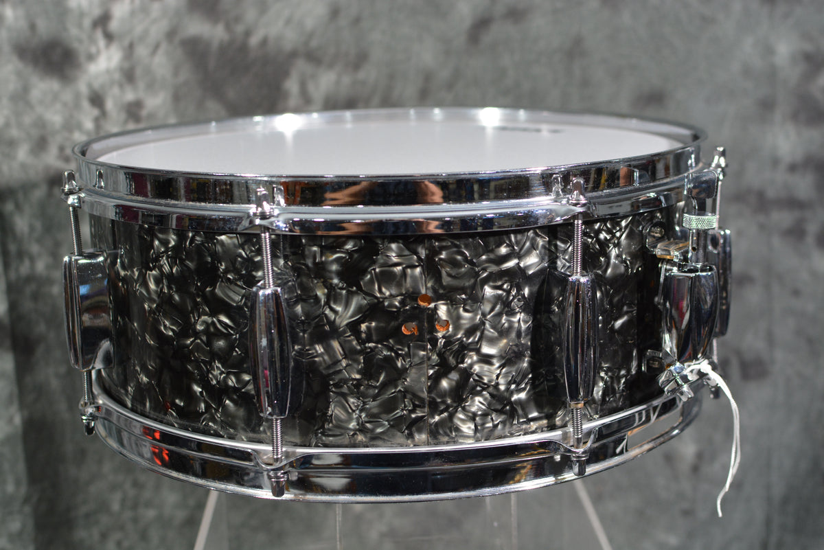 Barth Feinberg Musketeer 5 x 14 Snare Drum 1960s Black pearloid