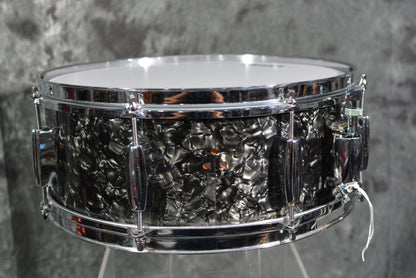 Barth Feinberg Musketeer 5 x 14 Snare Drum 1960s Black pearloid