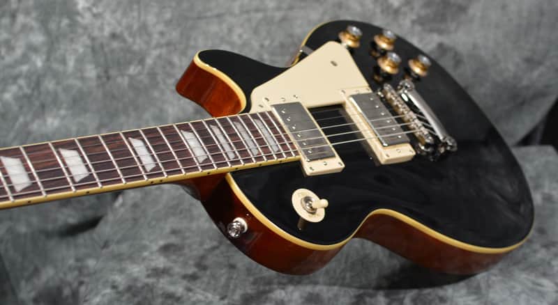 Epiphone Les Paul Standard 60s Ebony Brown Back – Mainstagemusic