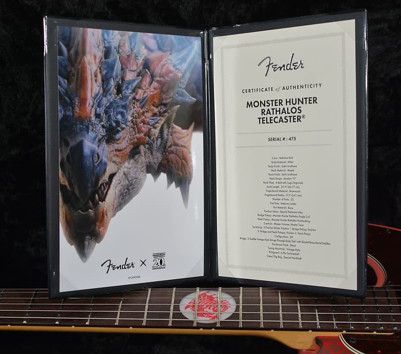 Fender Monster Hunter Rathalos Telecaster Limited MIJ