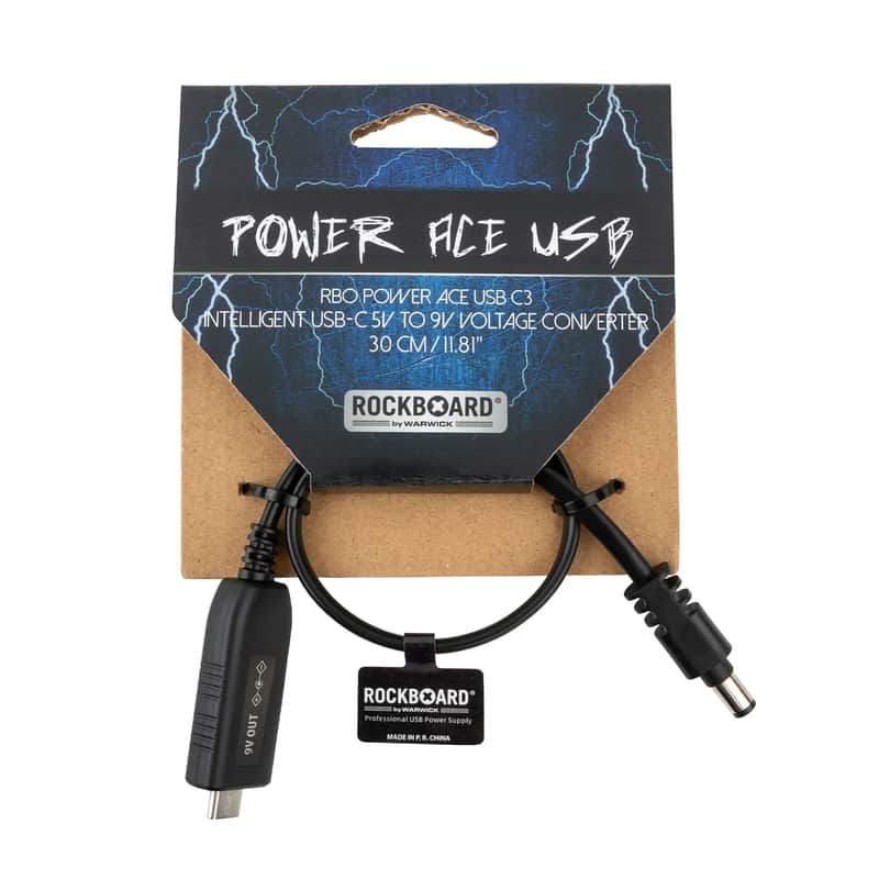 Rockboard Power 11.81in ACE USB C3 Intelligent USB 5V To 9V Voltage Converter