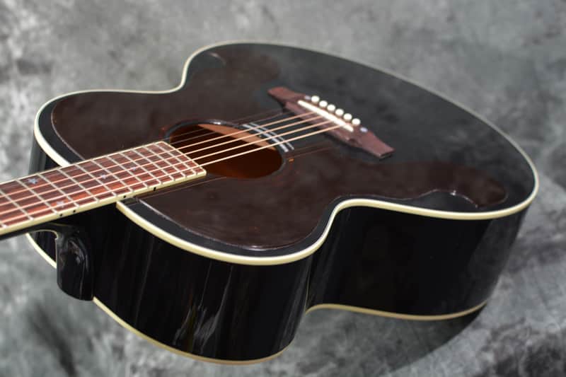 Gibson Everly Brothers Signature J-180 Acoustic Electric 2024 Gloss Black w Double Tortoise Pickguards & Deluxe Hardshell Case