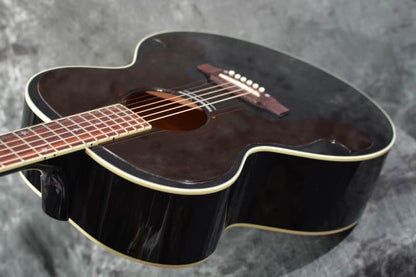 Gibson Everly Brothers Signature J-180 Acoustic Electric 2024 Gloss Black w Double Tortoise Pickguards & Deluxe Hardshell Case