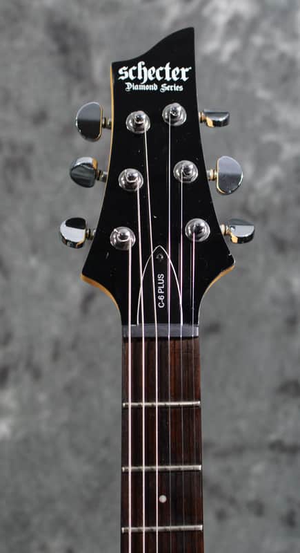 Schecter C-6 Plus Diamond Series Charcoal Burst