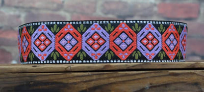 Martin Jacquard Strap Lilac Coral Gemstone