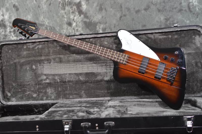 Epiphone Thunderbird IV 4 string Bass Vintage Sunburst w Deluxe Factory Hardshell Case