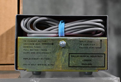 British Pedal Company Mullard Loaded Dallas Rangemaster