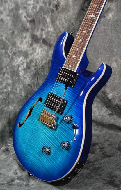 PRS SE Custom 24 Semi-Hollow Piezo Lake Blue