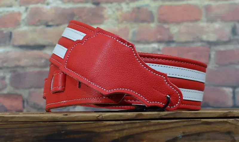 Franklin Hot Rod padded Instrument Strap Candy Apple Red
