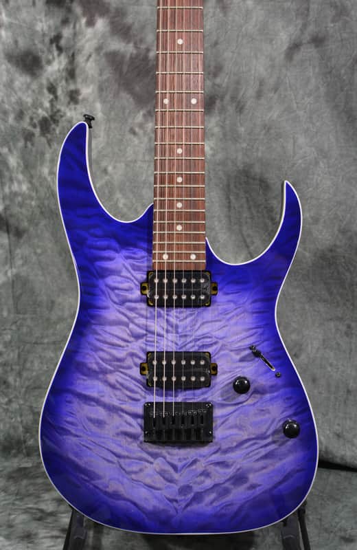 Ibanez RG421QM Cerulean Blue Burst